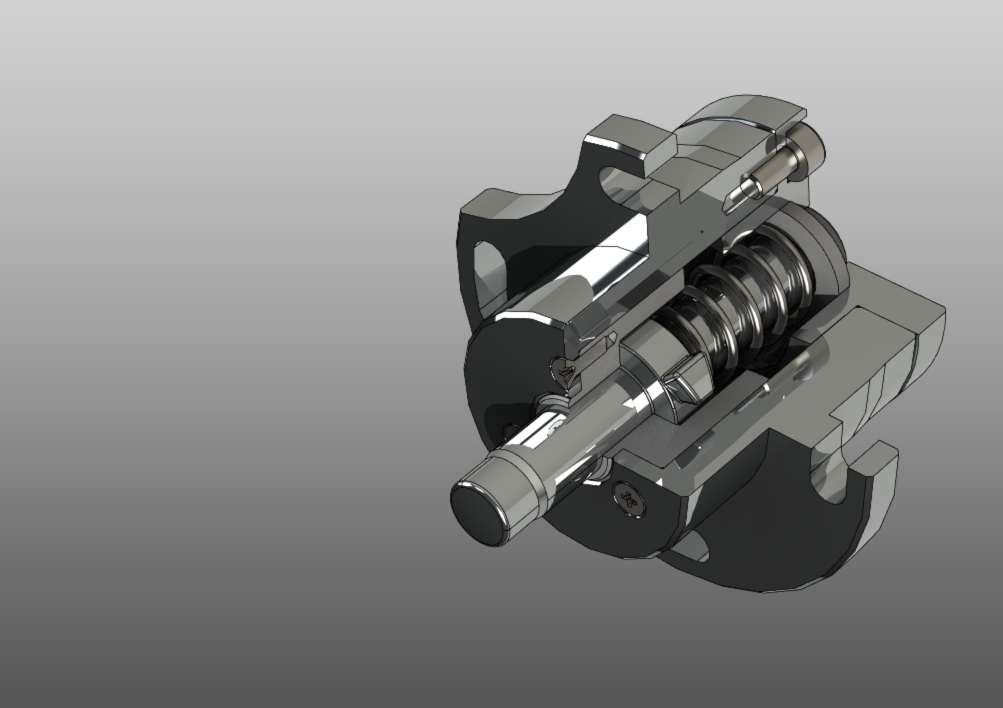 Semiconductor drum lock